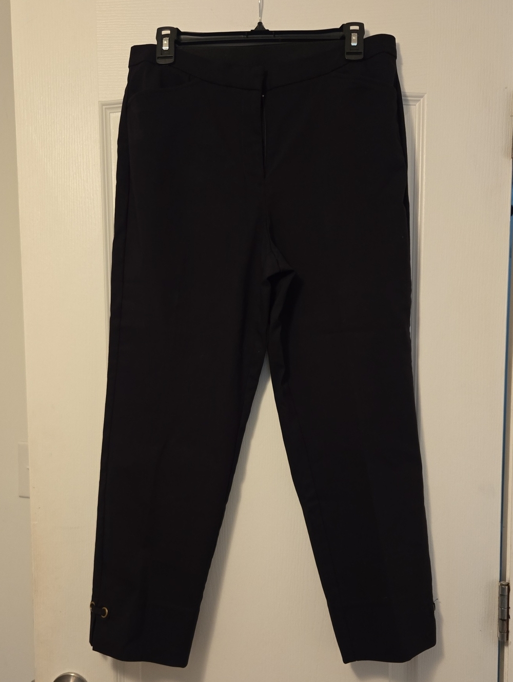 2/$20 NWT RUBY RD. Womens Black Slim Dress Pants, Size 10